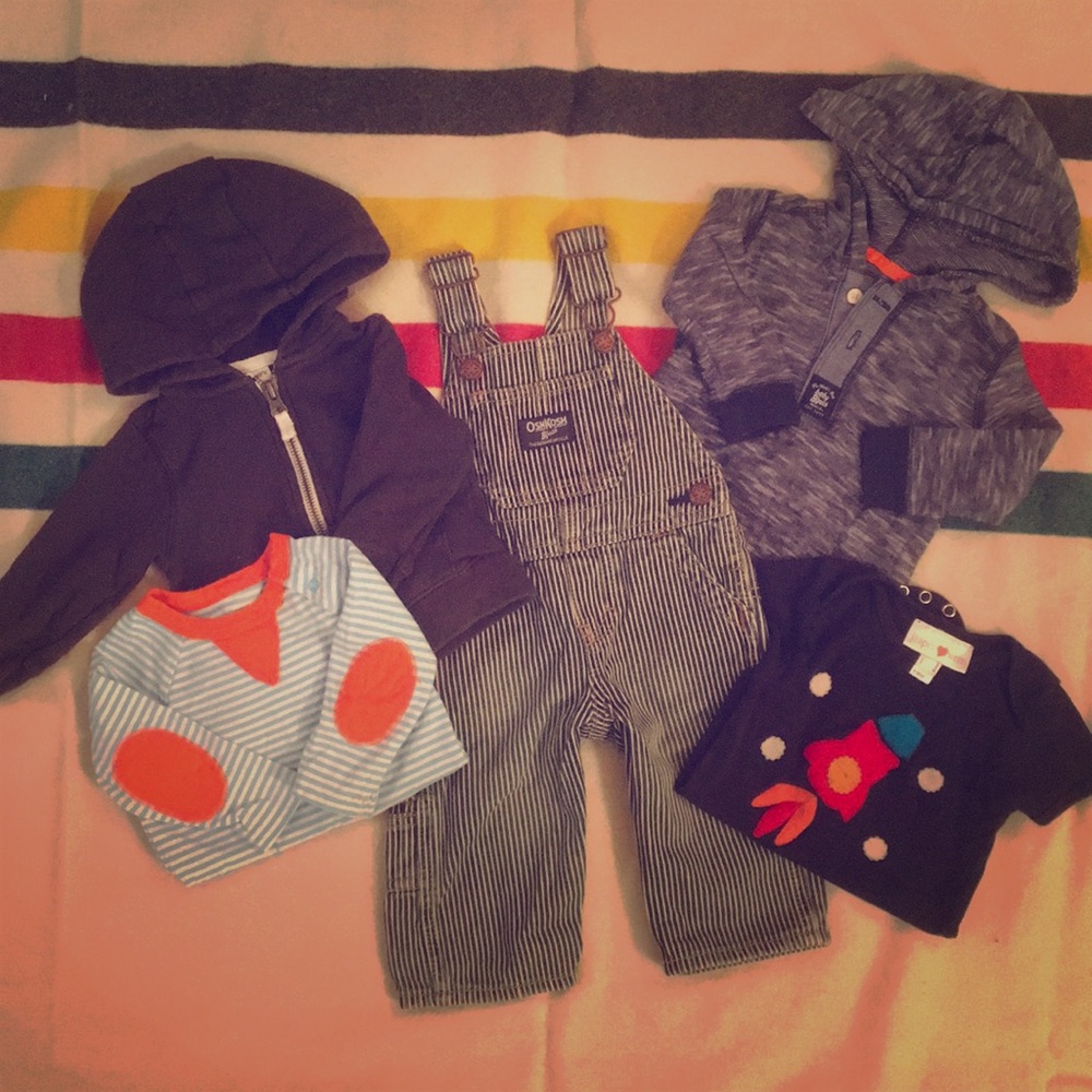 Lot of 6 month old hip baby boy clothes